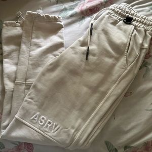 Asrv French Terry jogger stone